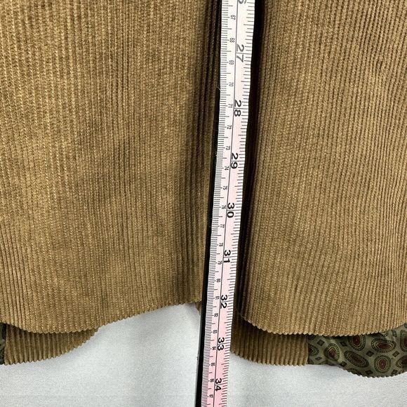 Ralph Lauren Corduroy Blazer Mens 48L Sports Coat Brown Elbow Patch Jacket (46L) - Picture 13 of 14